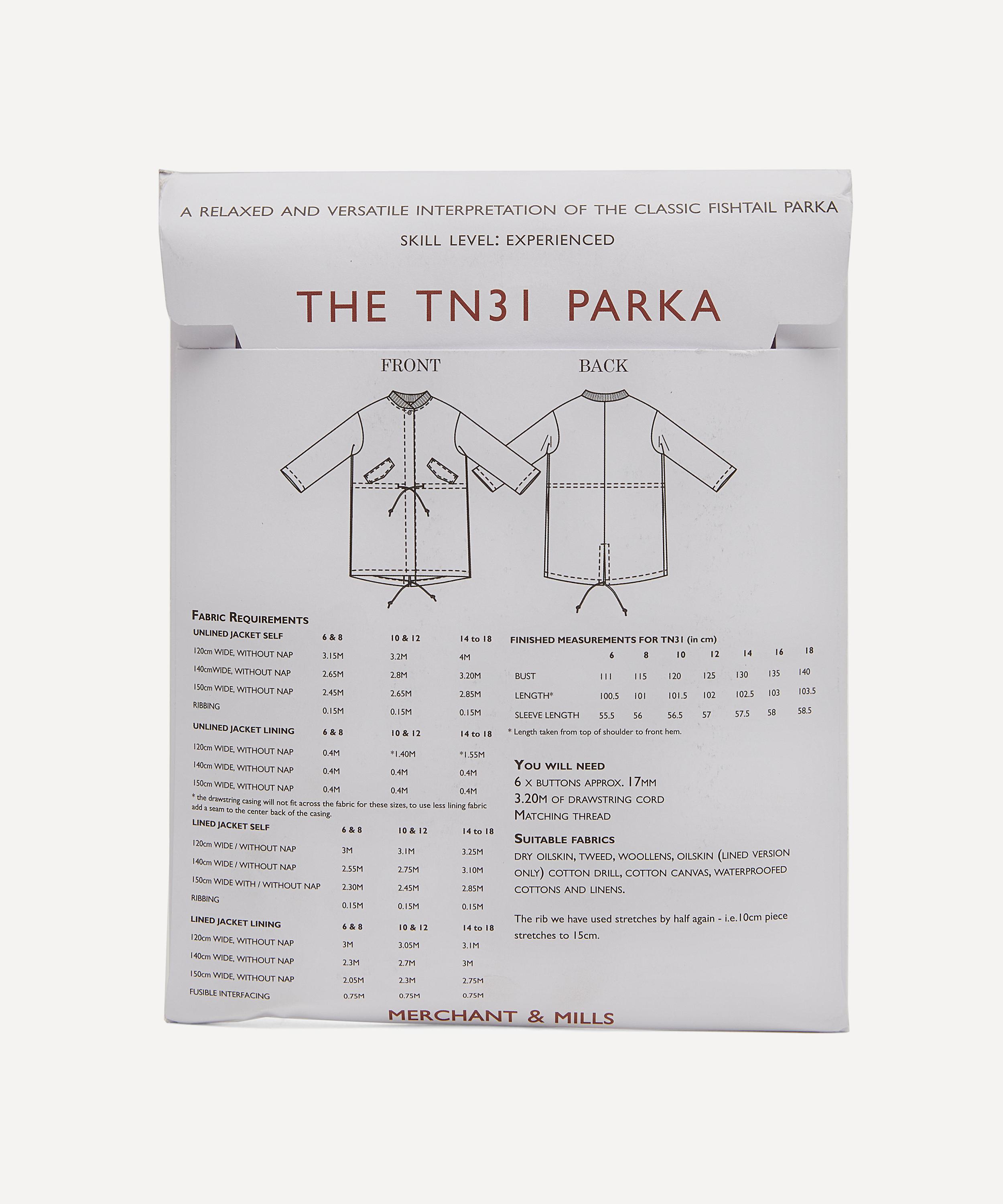 Merchant & Mills - The TN31 Parka Sewing Pattern image number 1