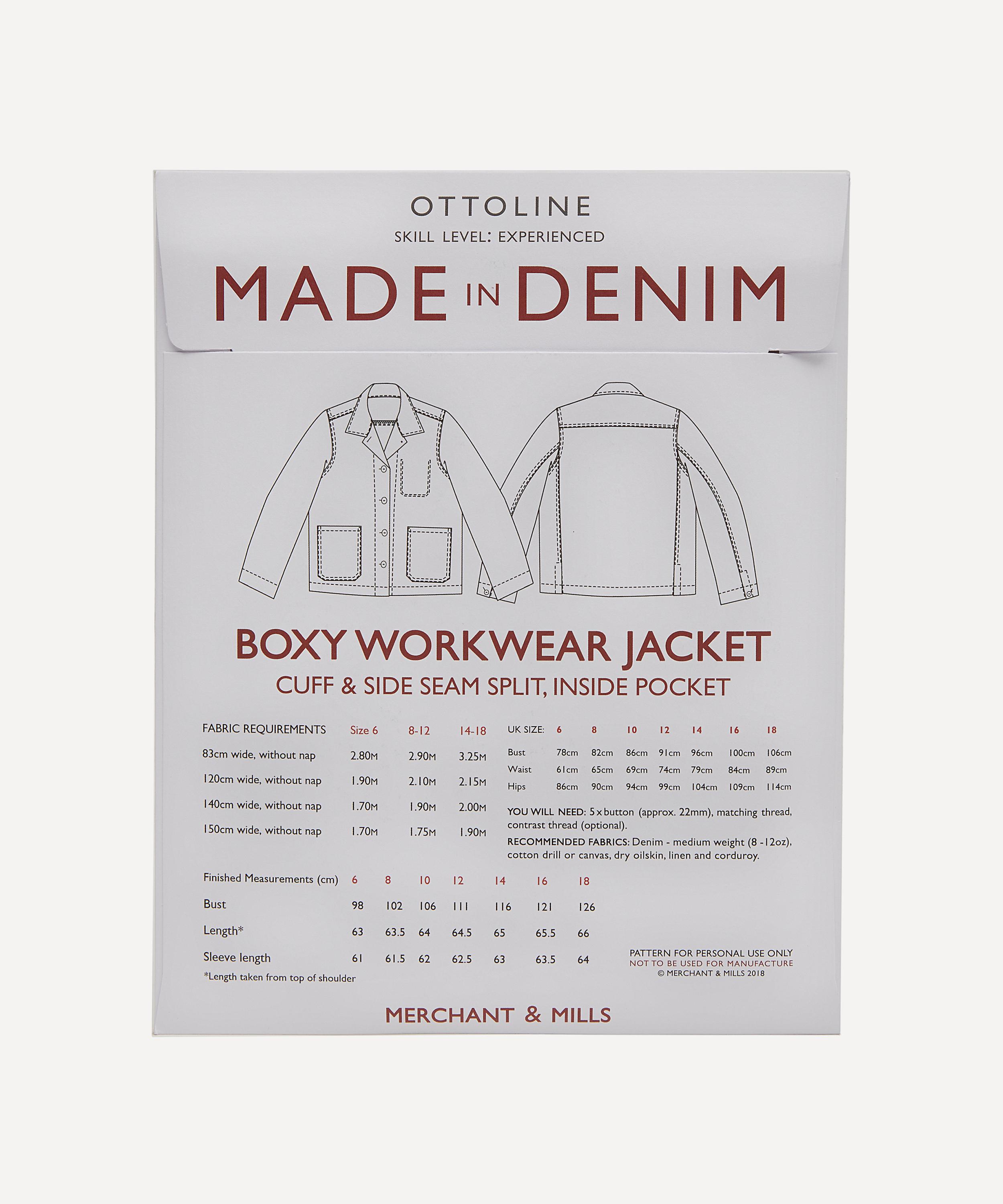 Merchant & Mills - The Ottoline Denim Jacket Sewing Pattern image number 1