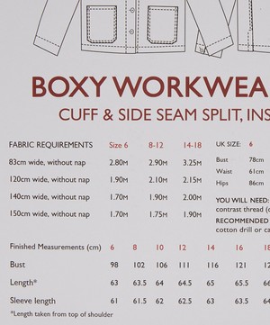 Merchant & Mills - The Ottoline Denim Jacket Sewing Pattern image number 3