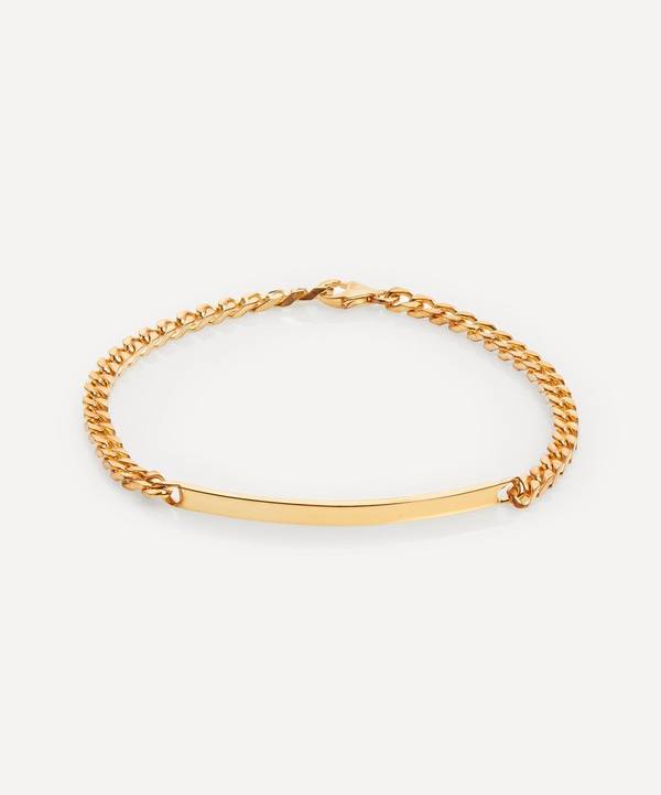 Miansai - Gold Plated Vermeil Silver ID Chain Bracelet