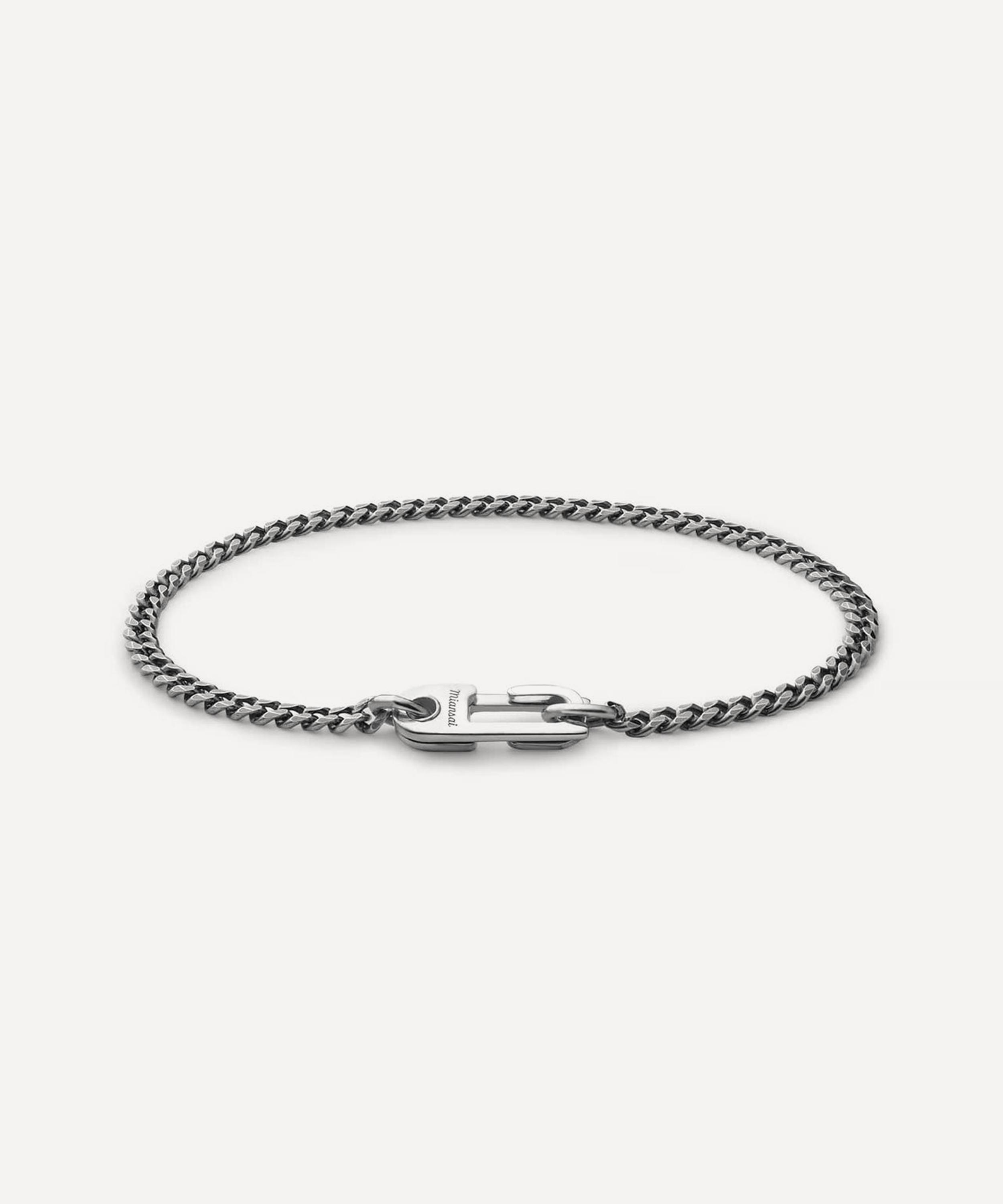 Italian Sterling Silver Polished Cuban Chain Bracelet