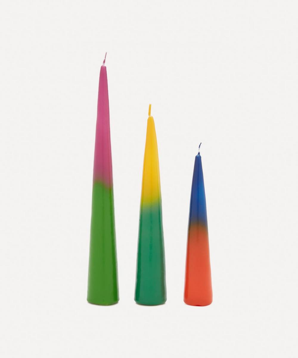 Klevering - Two-Tone Javelin Candles Set of Three