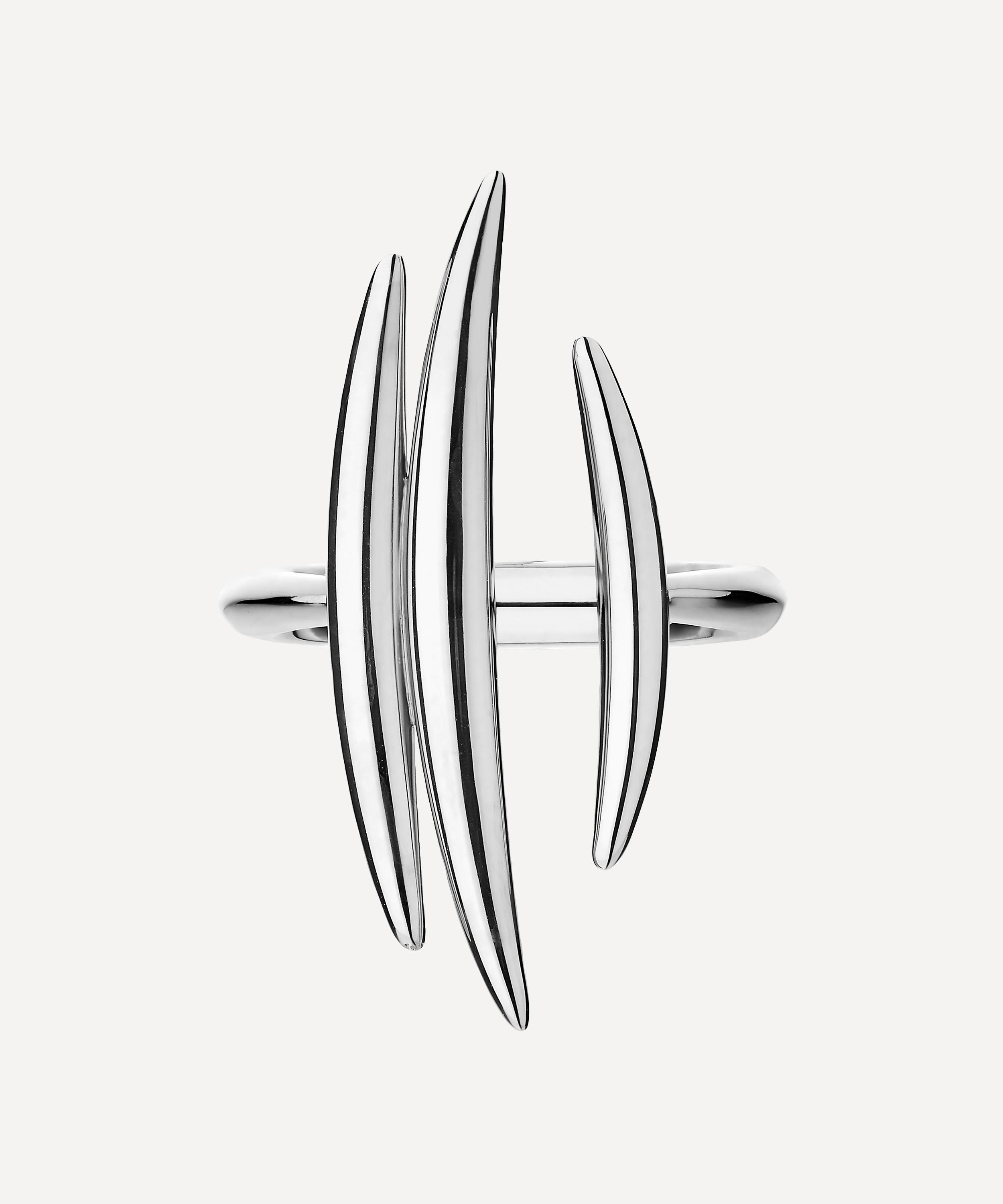 Shaun Leane - Silver Quill Triple Bar Ring