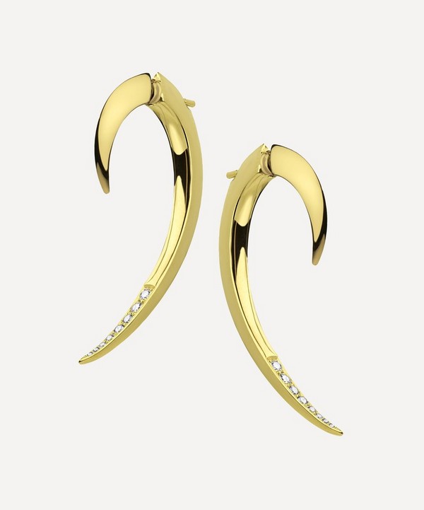 Shaun Leane - Diamond Hook Earrings image number null