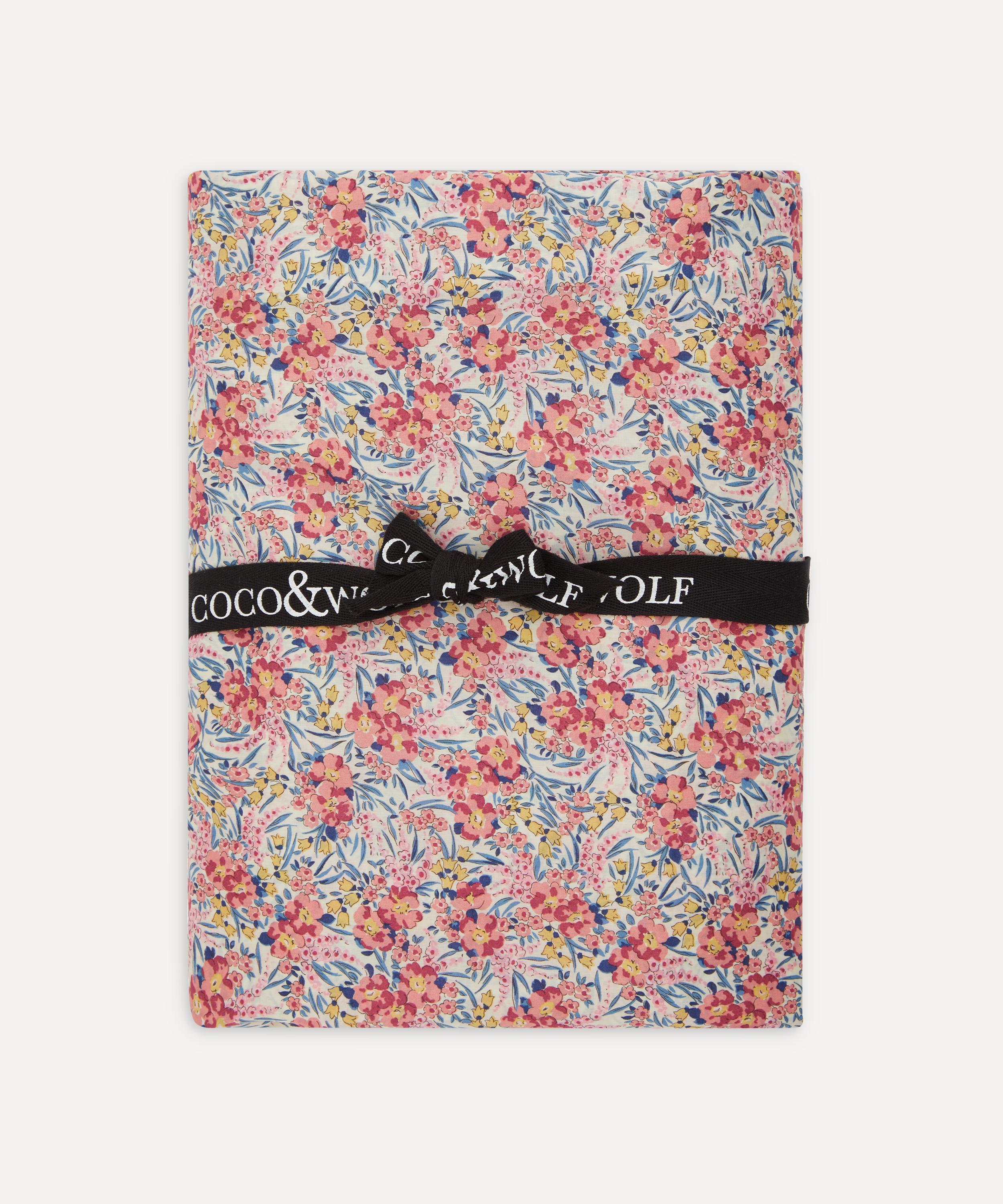Coco & Wolf - Swirling Petals Cotton Super King Duvet Cover Set image number 2