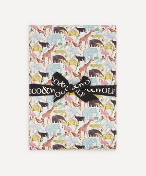 Coco & Wolf - Queue for the Zoo Cotton Single Duvet Cover Set image number 2