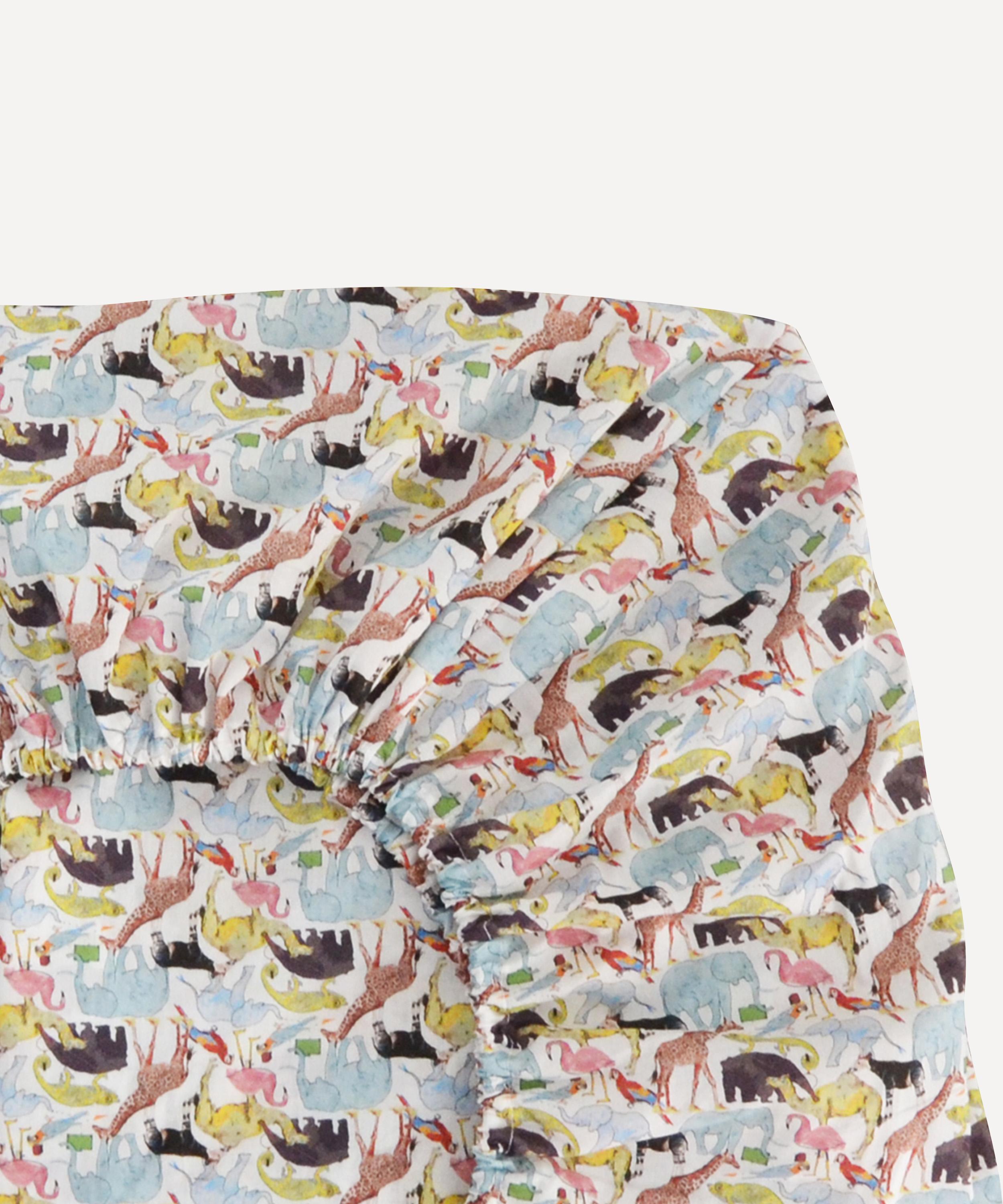 Coco & Wolf - Queue for the Zoo Single Fitted Sheet image number 2