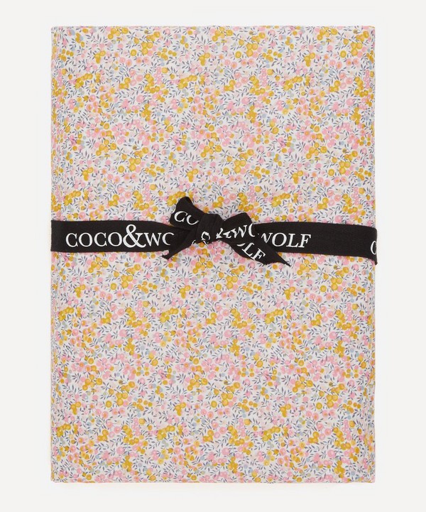Coco & Wolf - Swirling Petals and Wiltshire Bud Stitched Border King Bedspread image number null