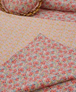 Coco & Wolf - Swirling Petals and Wiltshire Bud Stitched Border King Bedspread image number 2