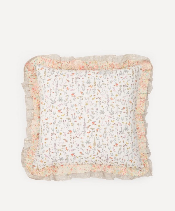Coco & Wolf - Theo Adelajda and Capel Double Ruffle Squared Cushion image number null