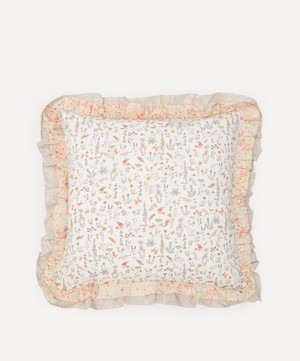 Coco & Wolf - Theo Adelajda and Capel Double Ruffle Squared Cushion image number 0