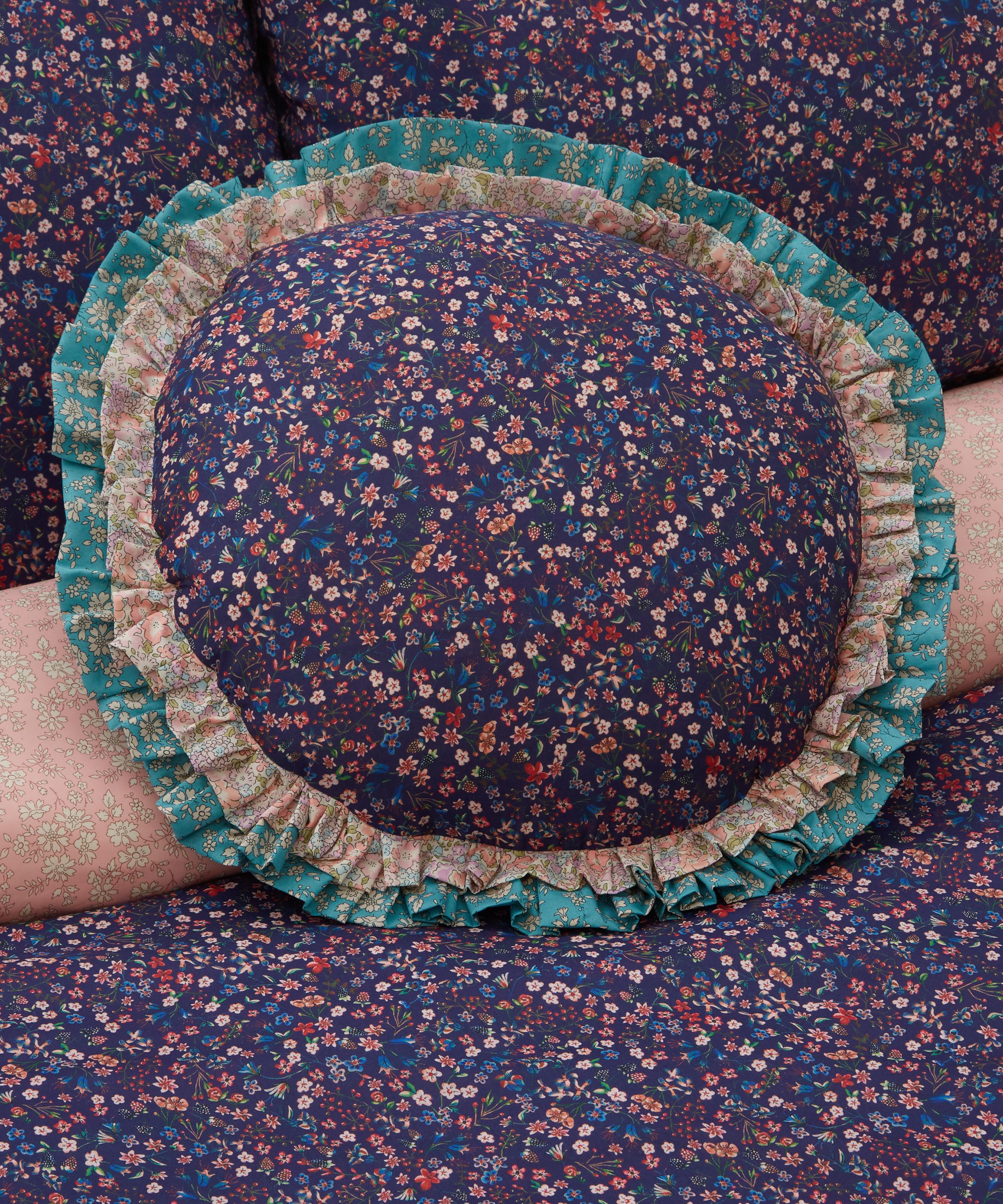Coco & Wolf - Donna Leigh Michelle and Capel Double Ruffle Squared Cushion image number 1