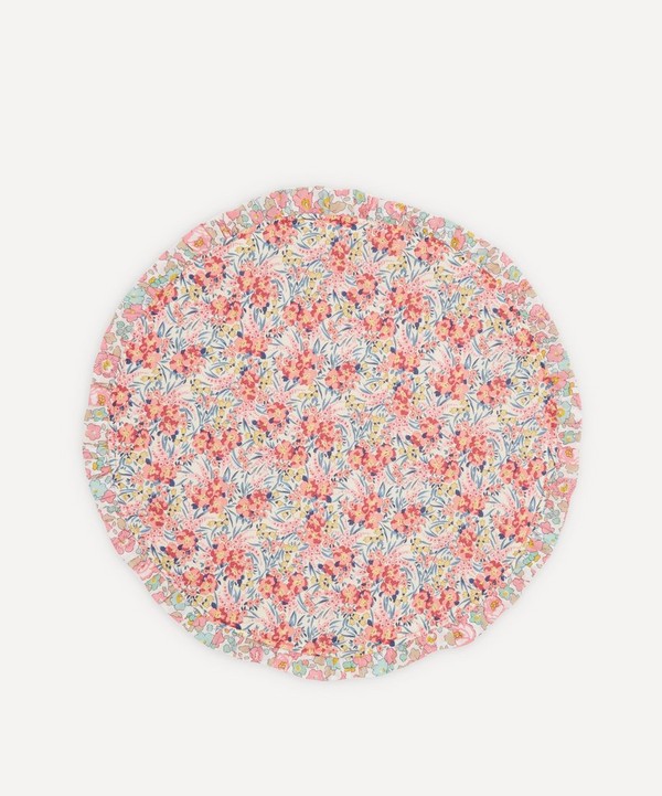 Coco & Wolf - Swirling Petals Wiltshire Bud and Betsy Rose Frill Circle Placemat image number null