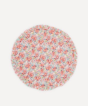 Coco & Wolf - Swirling Petals Wiltshire Bud and Betsy Rose Frill Circle Placemat image number 0