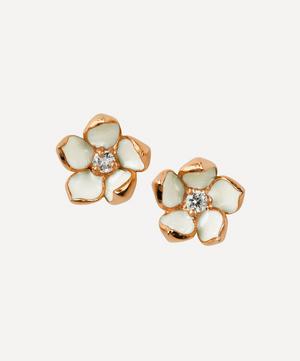 Shaun Leane - Cherry Blossom Diamond Flower Stud Earrings image number 0