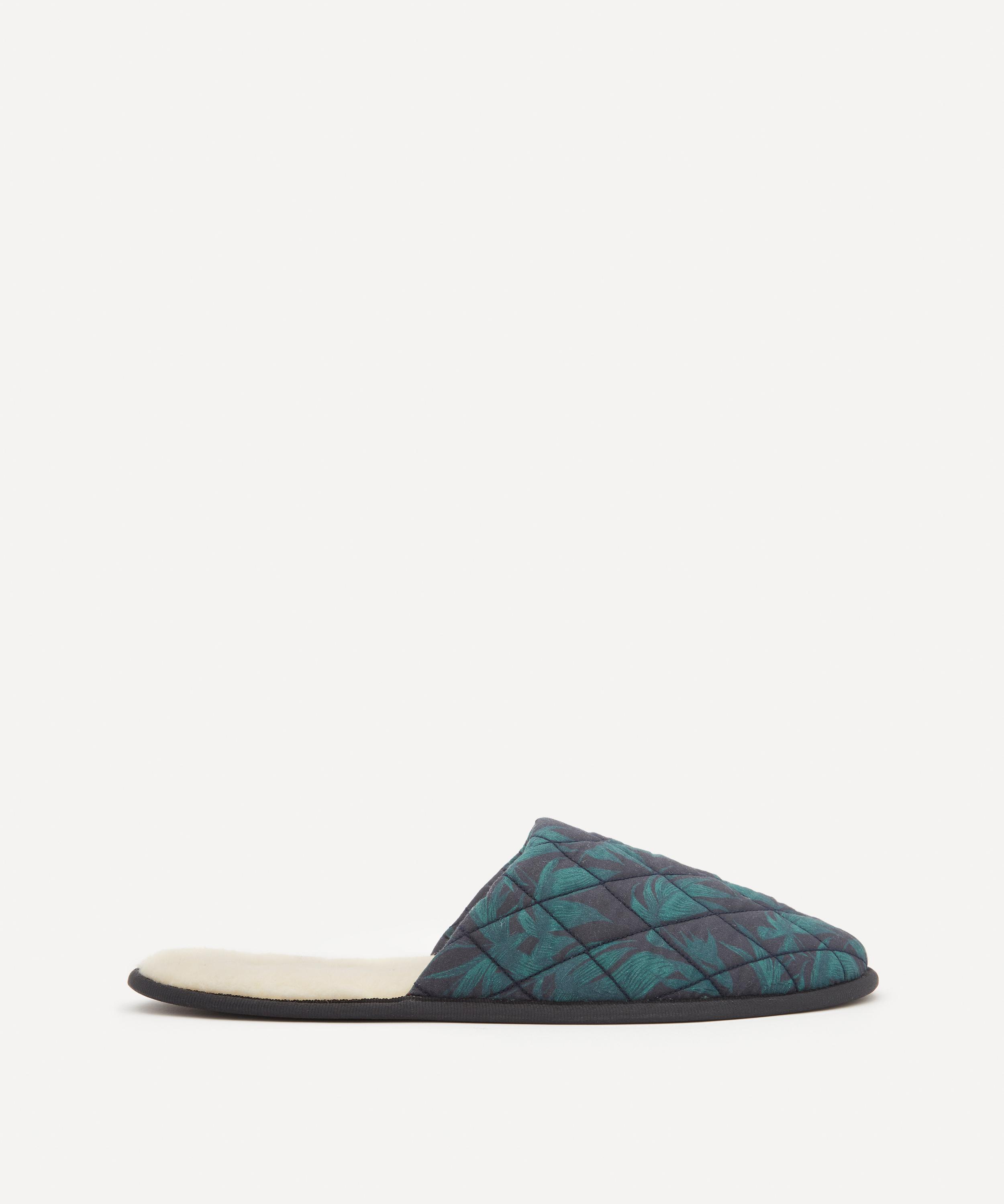 Desmond & Dempsey - Core Byron Leaf Wool Slippers image number 0