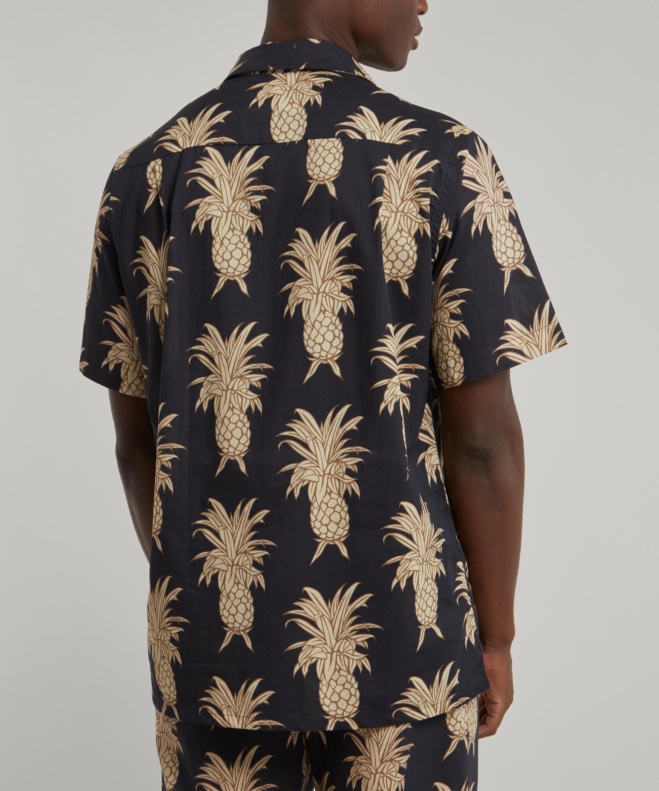 Desmond & Dempsey - Howie Pineapple Cuban Shirt image number 3