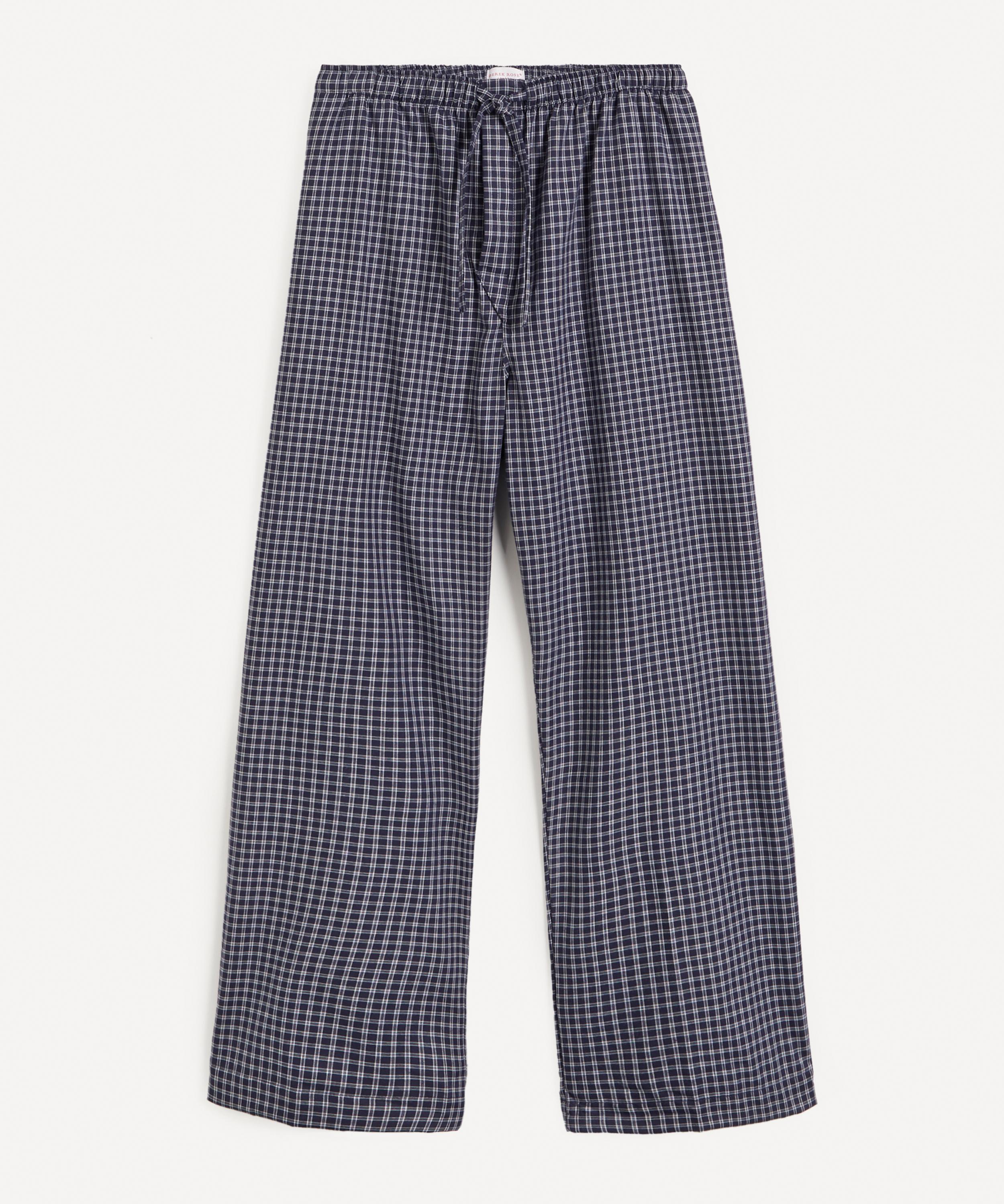 Braemar Brushed Check Pyjama Bottoms Liberty