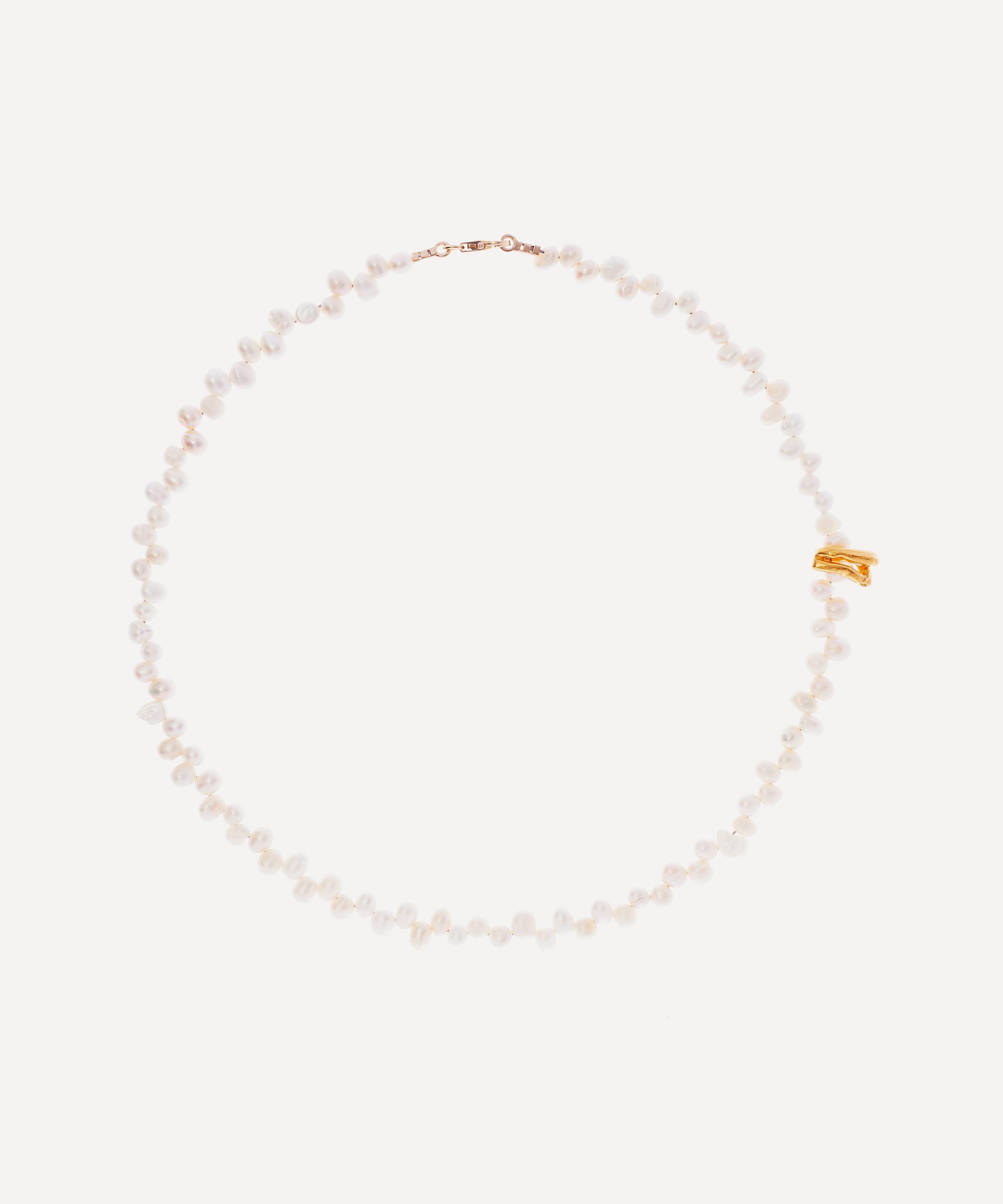 Alighieri La Calliope Pearl Choker Necklace Liberty