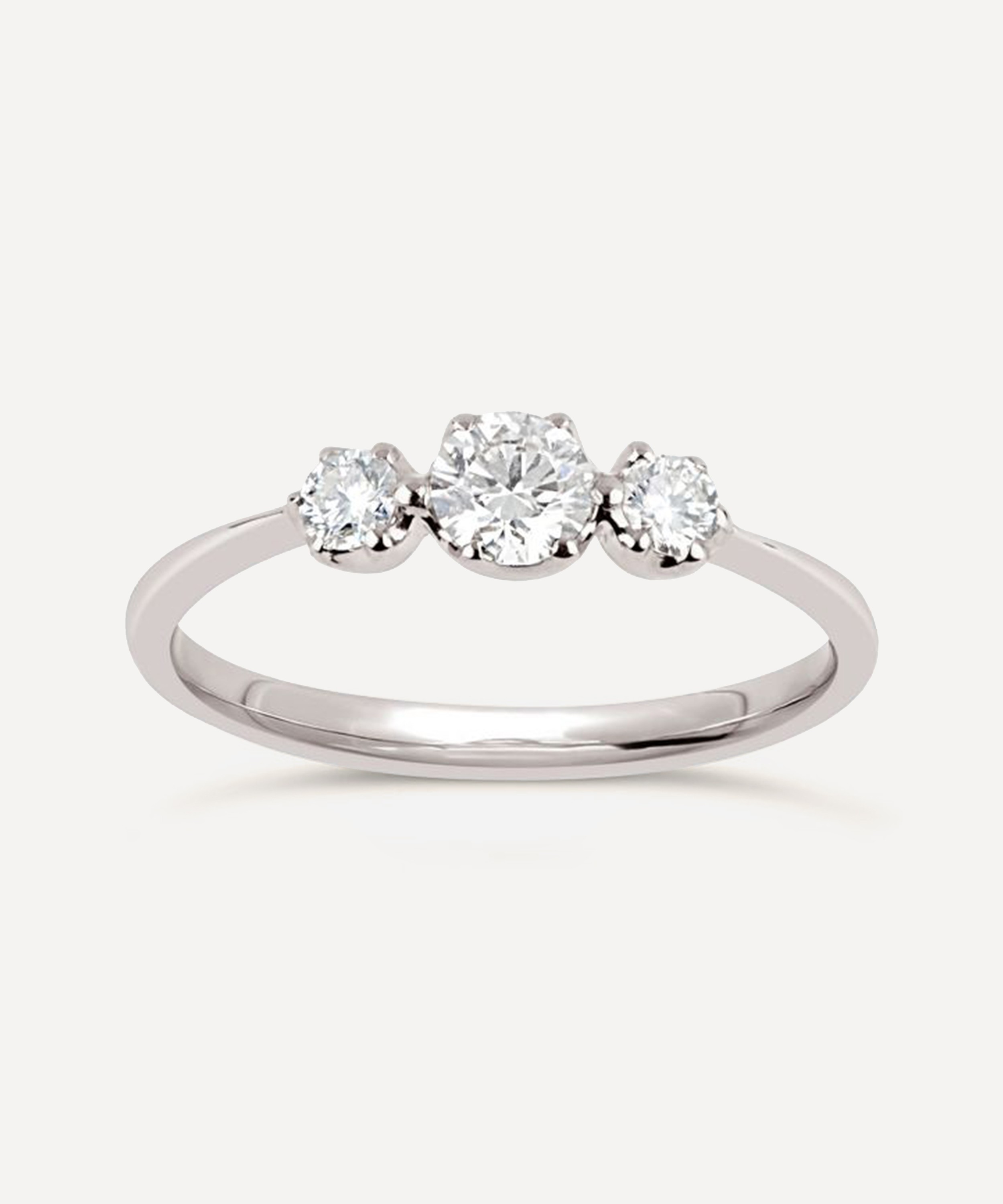 Dinny Hall - Elyhara Small Diamond Trilogy Ring image number 0