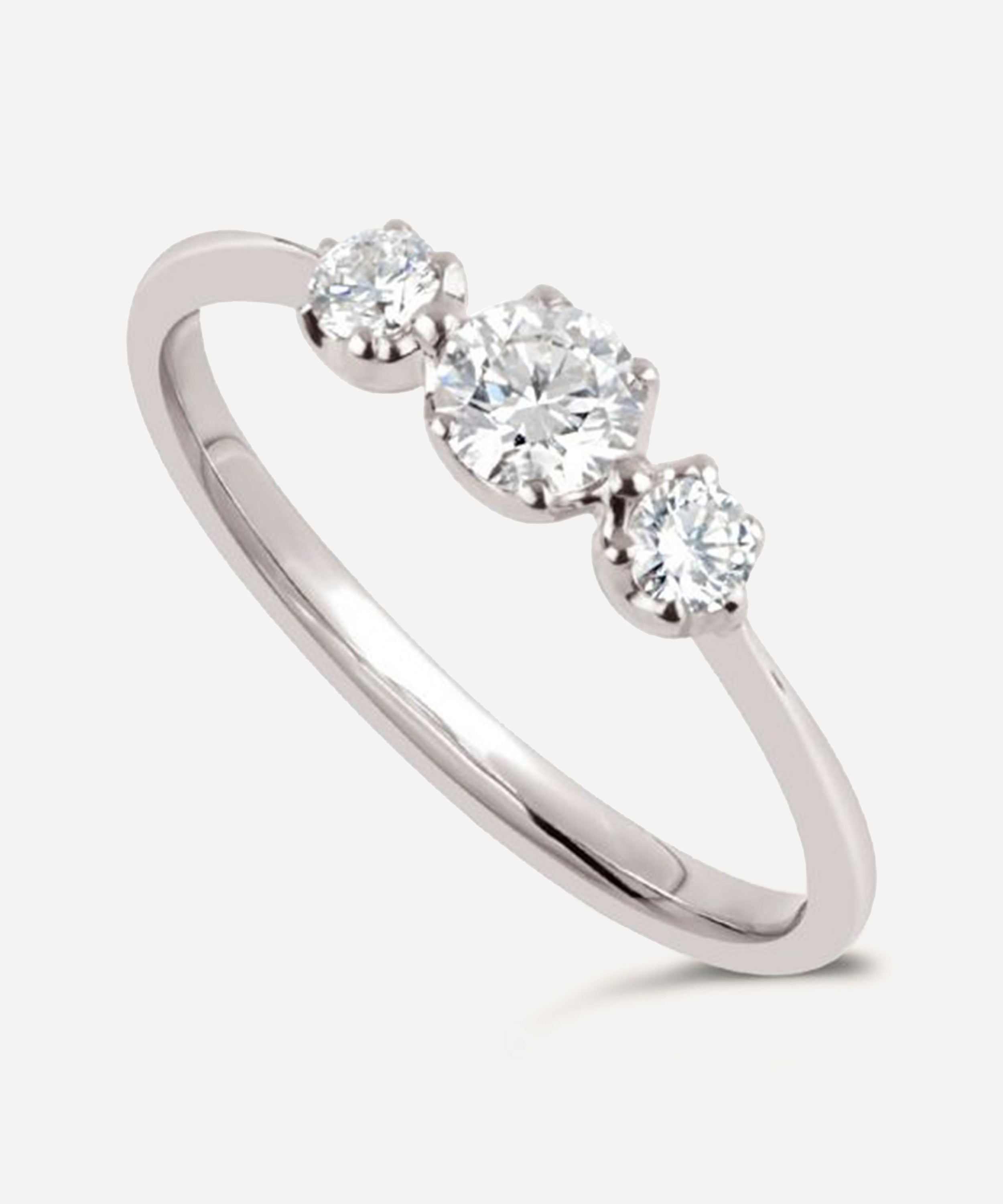 Dinny Hall - Elyhara Small Diamond Trilogy Ring image number 2