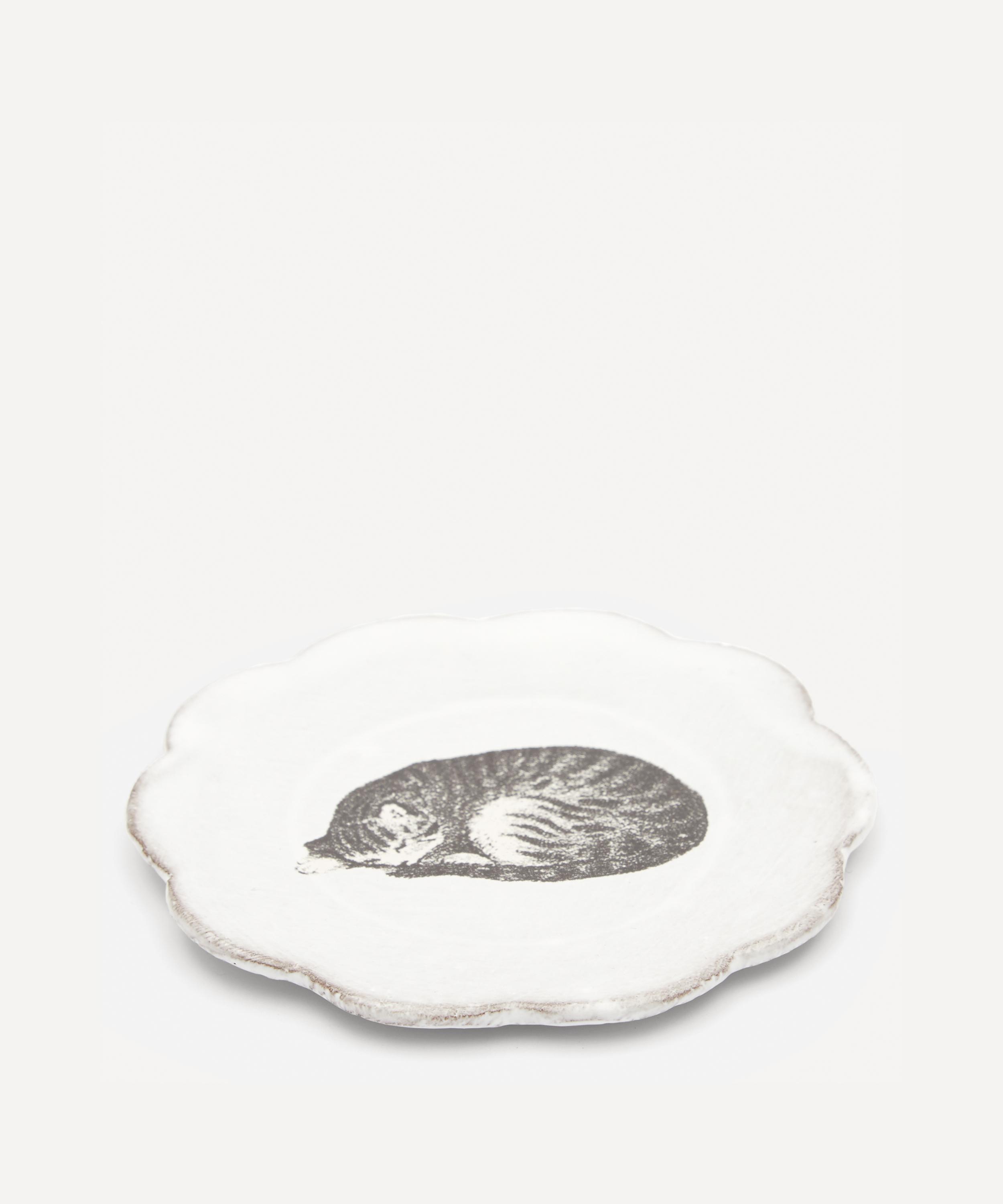 ASTIER de VILLATTE Chat Cat Face Dish