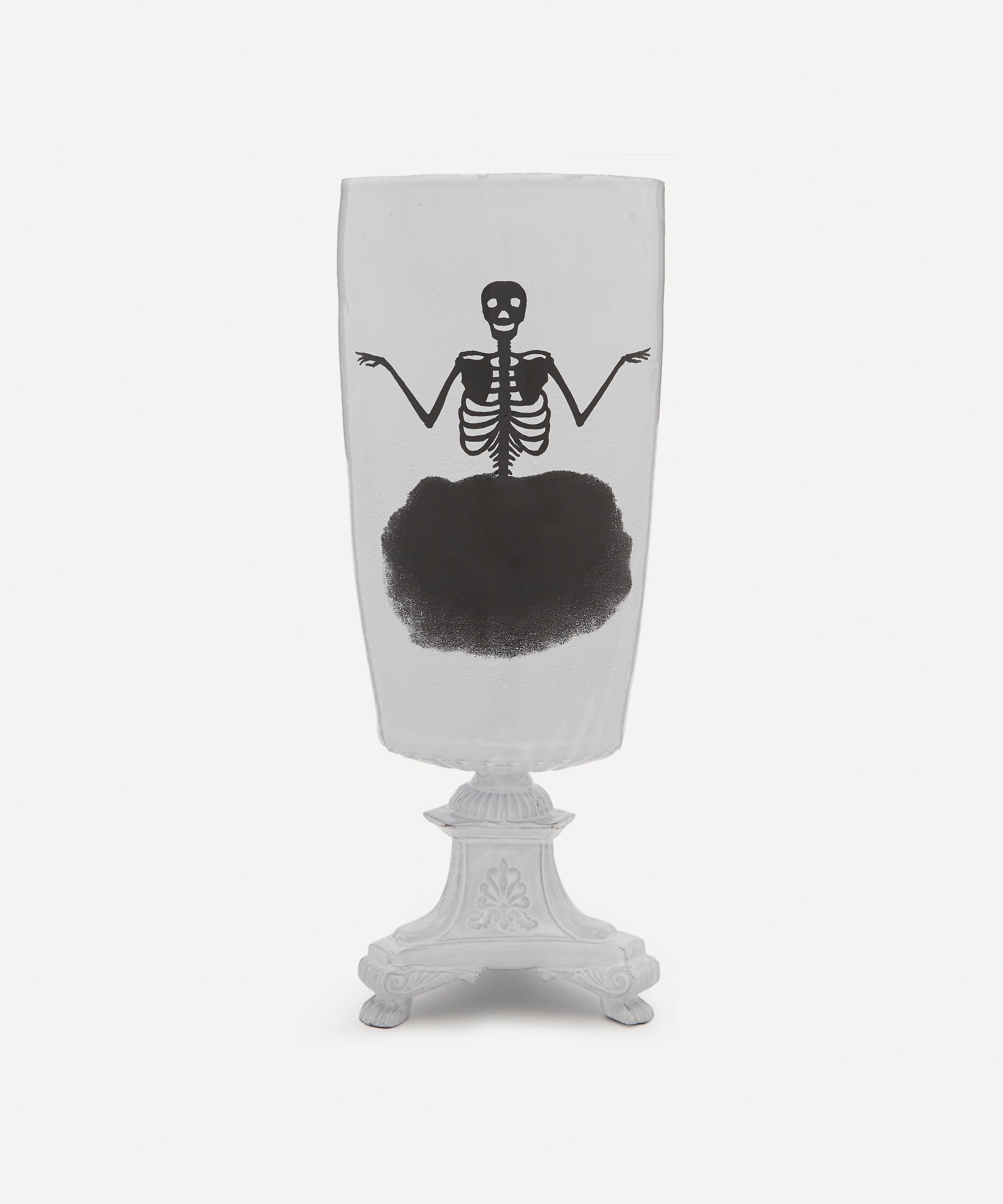 Astier de Villatte - Skeleton of Death Vase image number 0