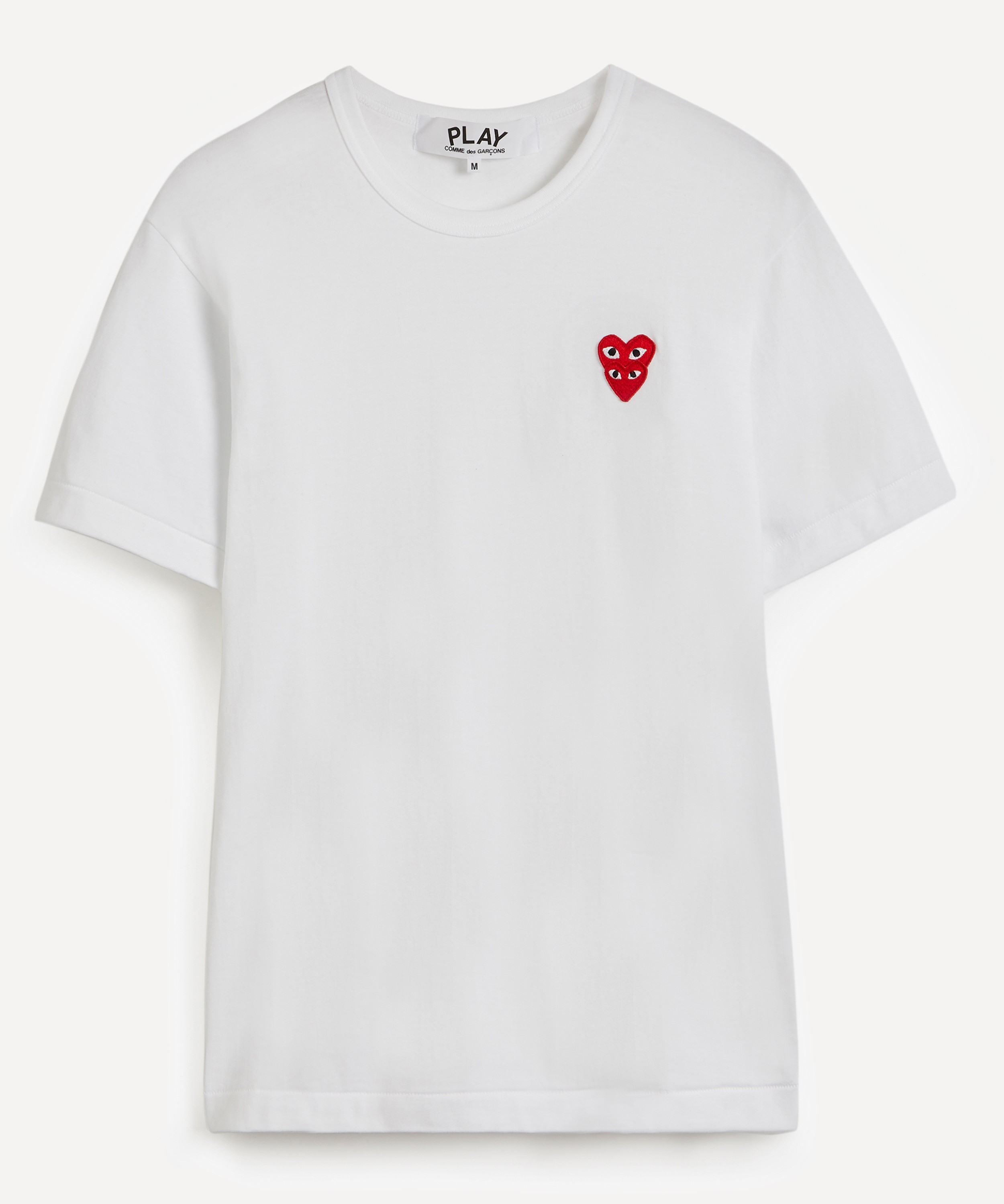 Comme des Garçons Play - Heart Logo Patch Cotton T-Shirt image number null