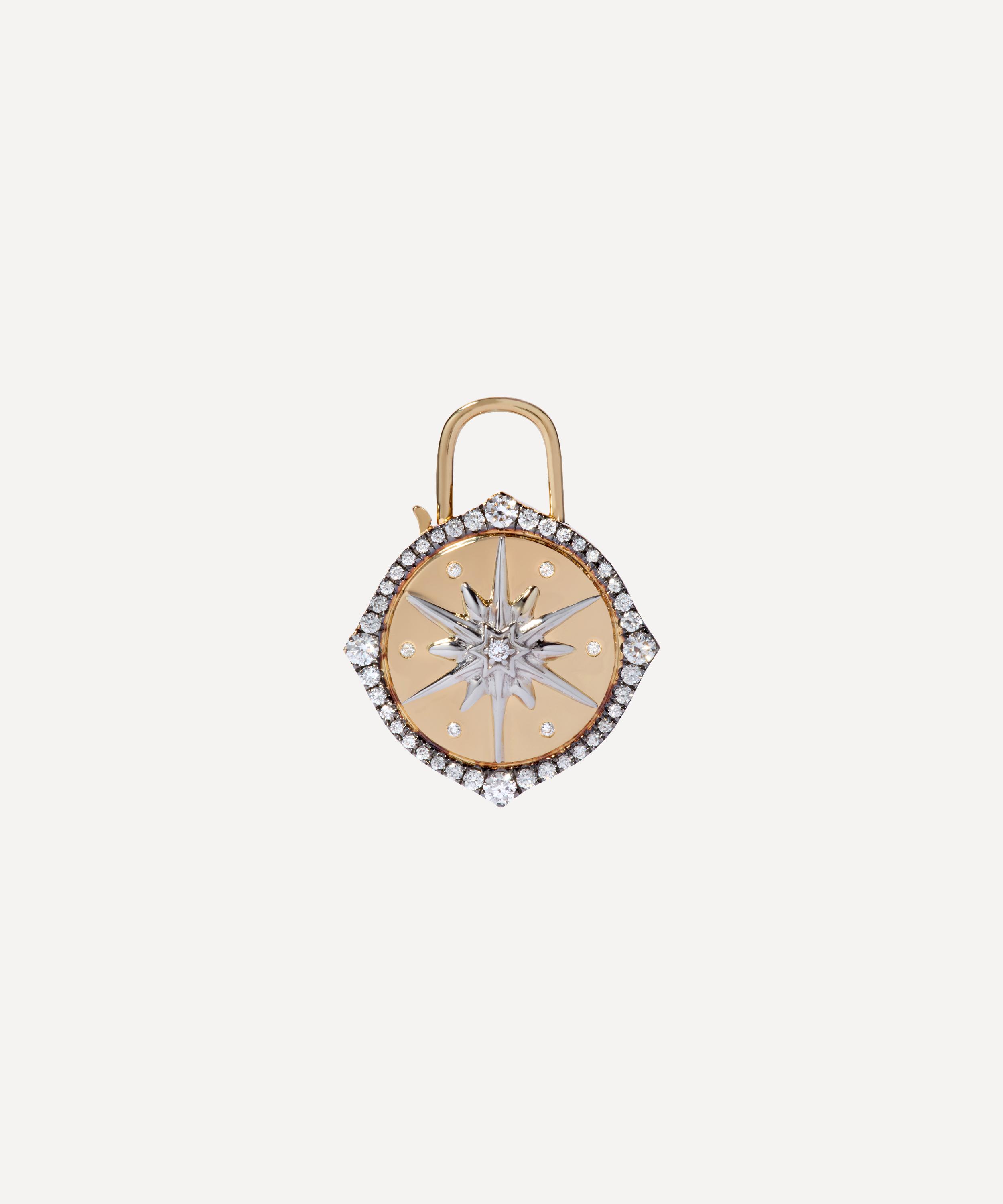 Annoushka - 18ct Gold Lovelock Large Diamond Star Charm image number 