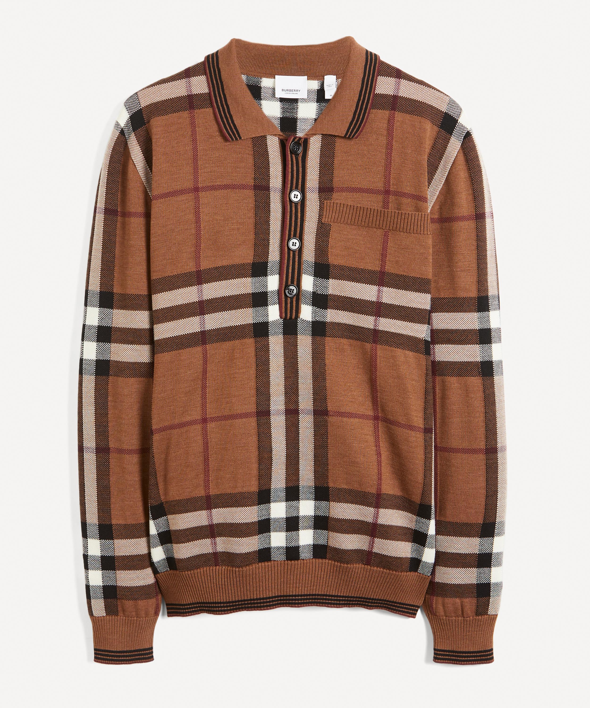 burberry wool shirt