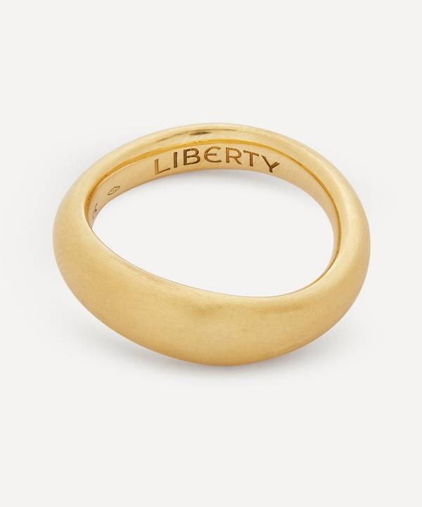 Liberty - 18ct Gold Handmade Ianthe Star Ring WIth Diamond image number 0