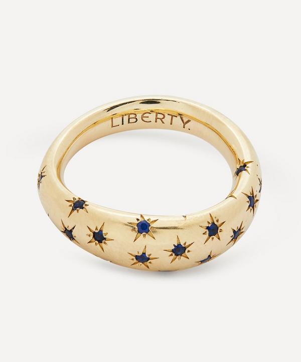 Liberty - 9ct Gold Handmade Ianthe Star Blue Sapphire Ring image number null