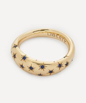 Liberty - 9ct Gold Handmade Ianthe Star Blue Sapphire Ring image number 2