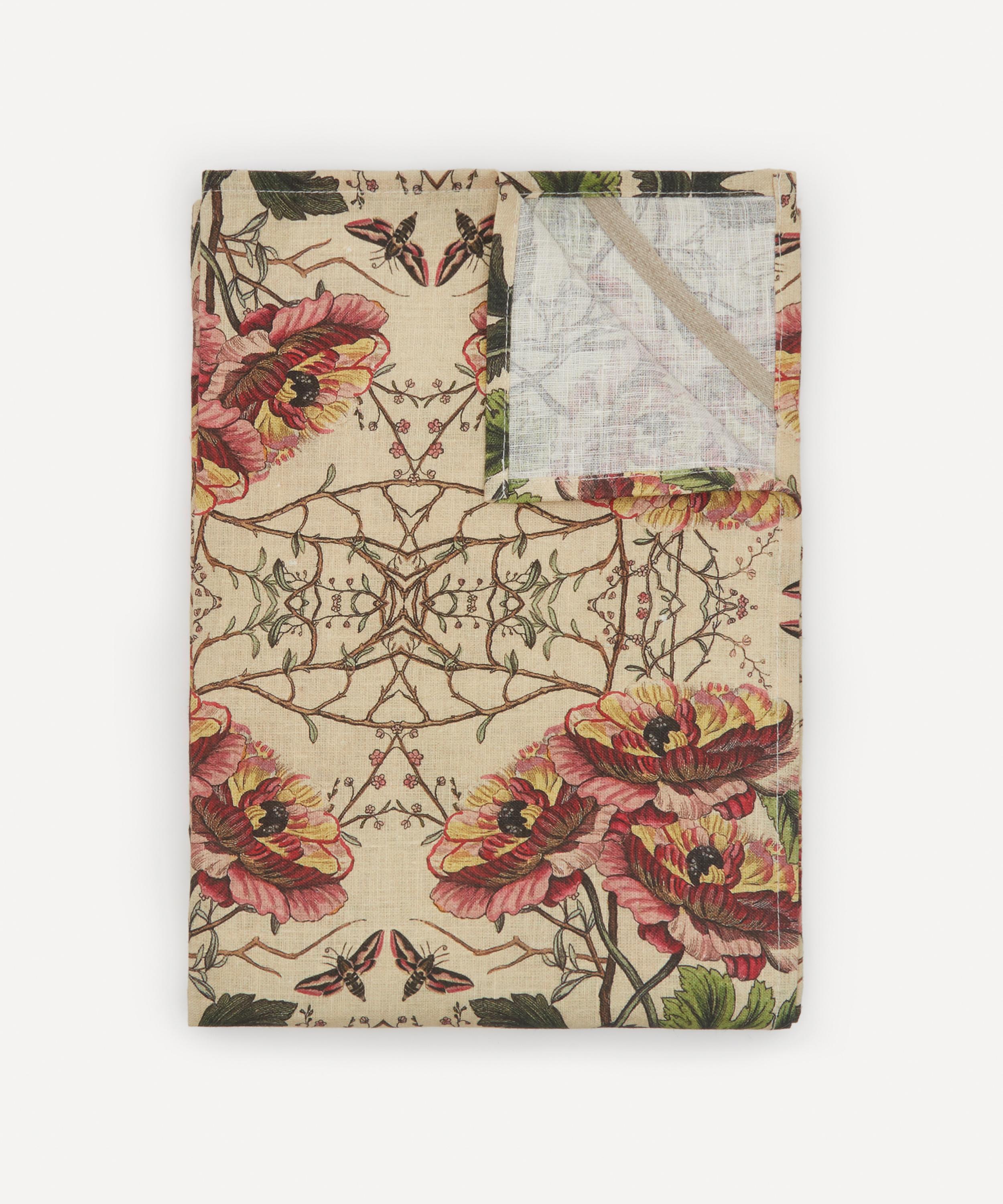 Avenida Home - Poppy 70x50cm Linen Tea Towel image number 1