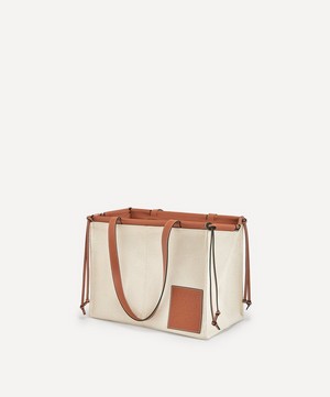 Loewe - Cushion Canvas and Leather Tote Bag image number 2
