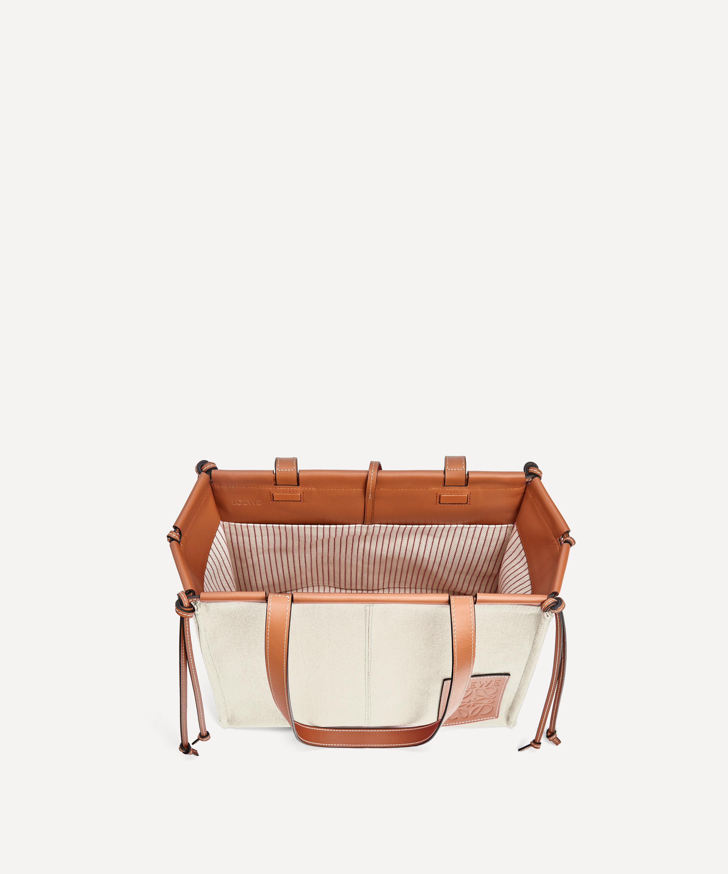 Loewe - Cushion Canvas and Leather Tote Bag image number 3