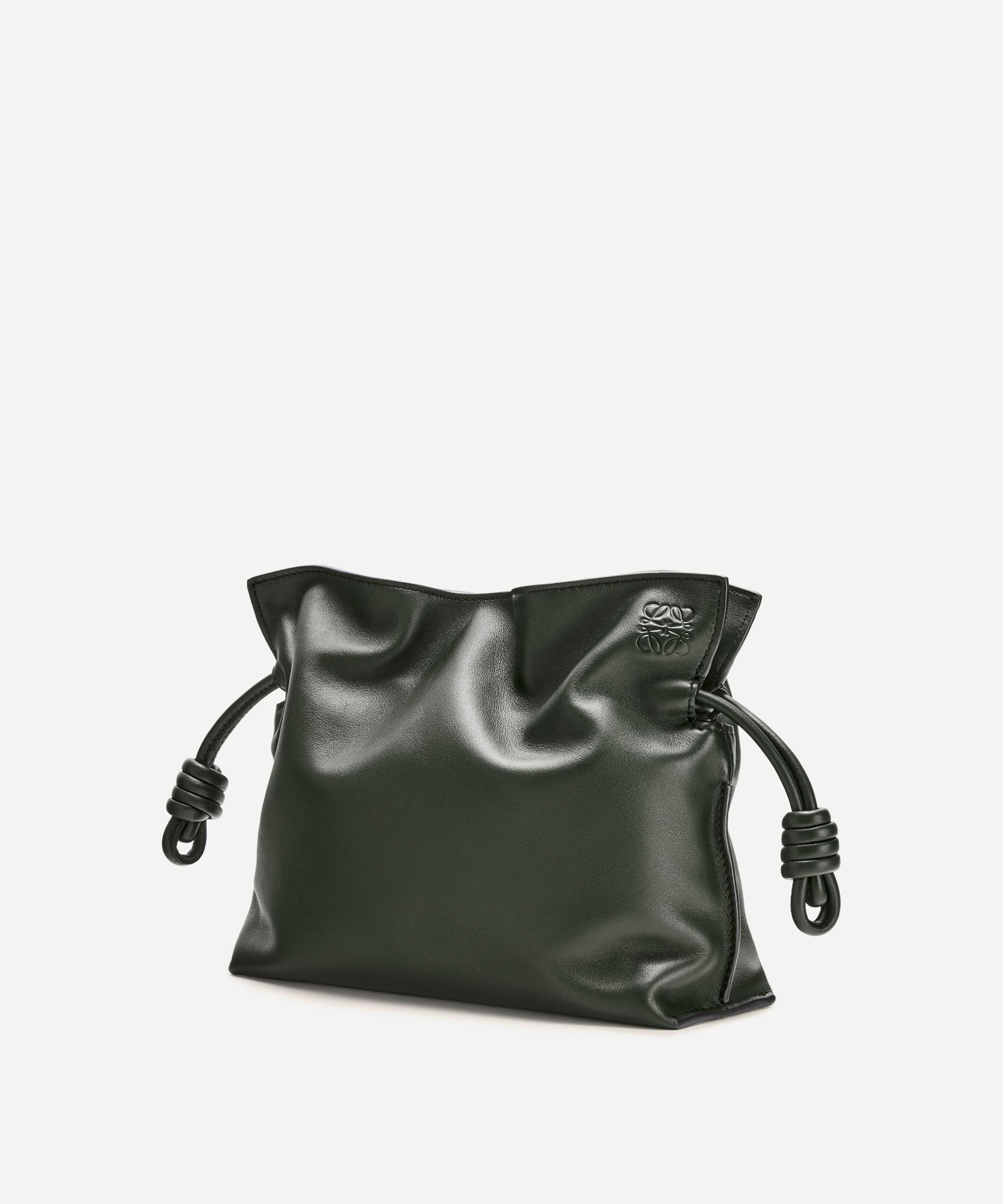 flamenco mini leather clutch bag