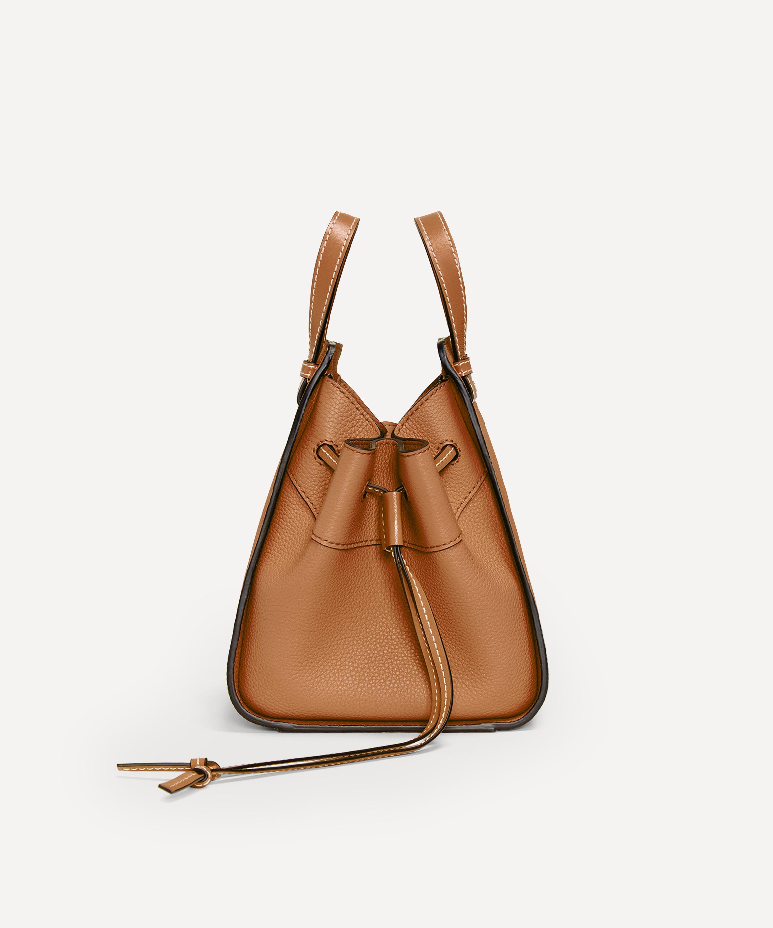 Loewe - Mini Hammock Drawstring Leather Bag image number 3