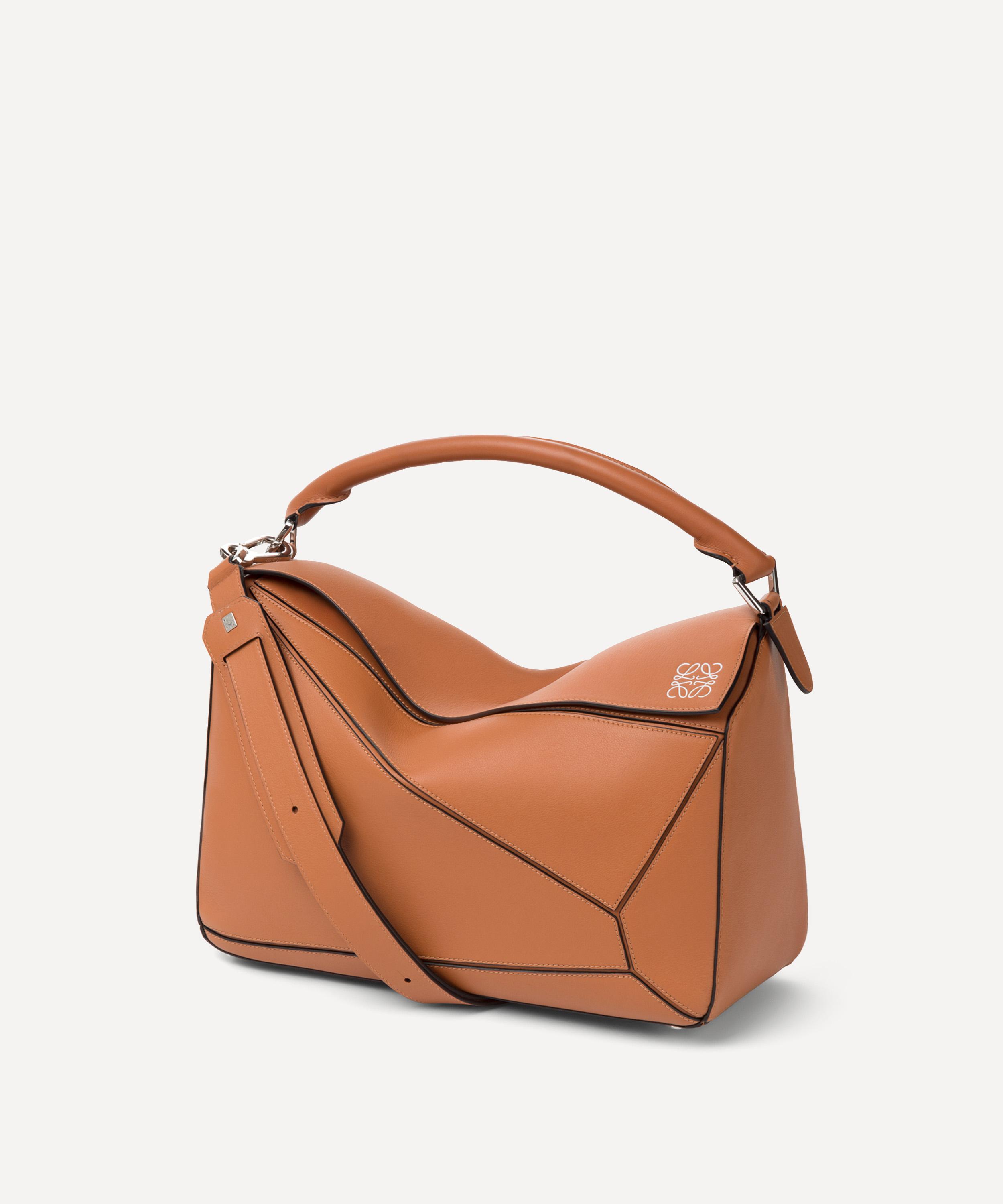 loewe puzzle leather shoulder bag