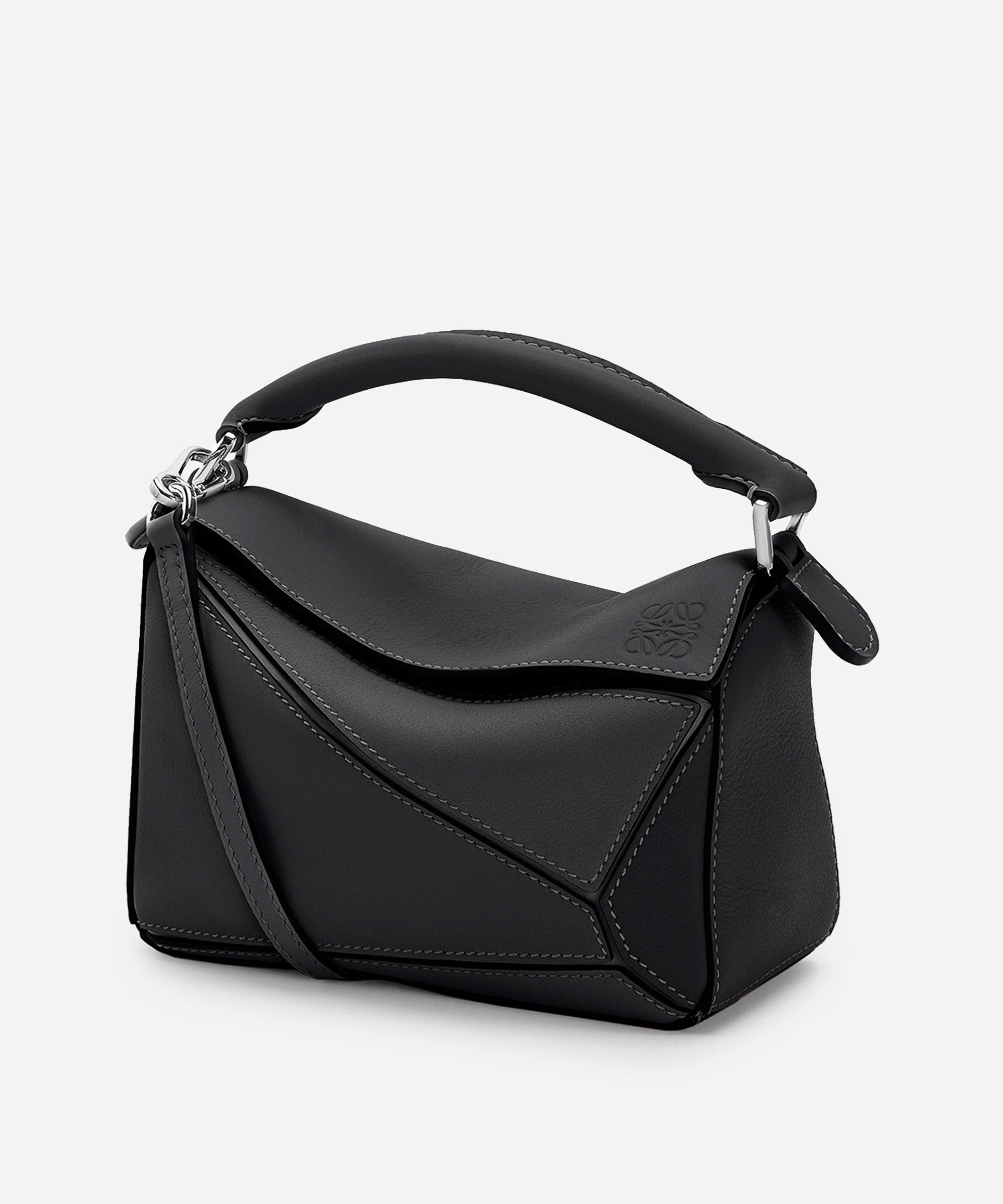 Puzzle small leather shoulder bag