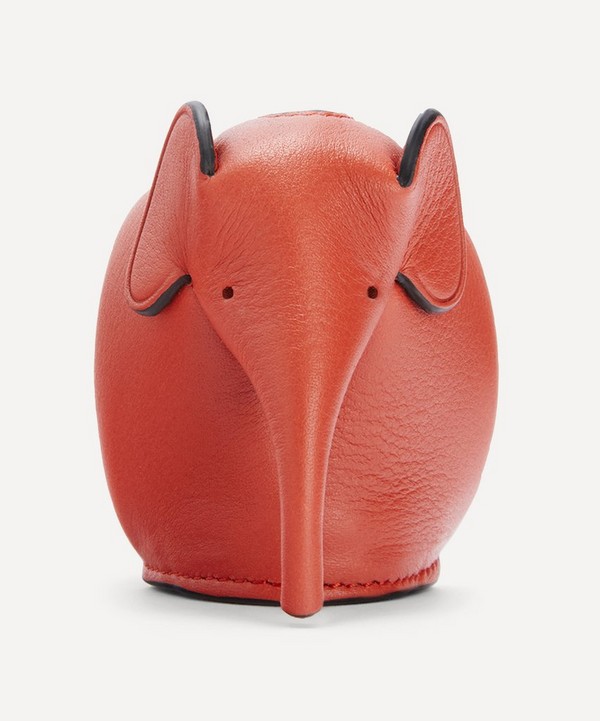 Loewe - Elephant Leather Bag Charm image number null