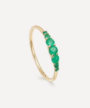 Astley Clarke - 14ct Gold Emerald Stacking Ring image number 0