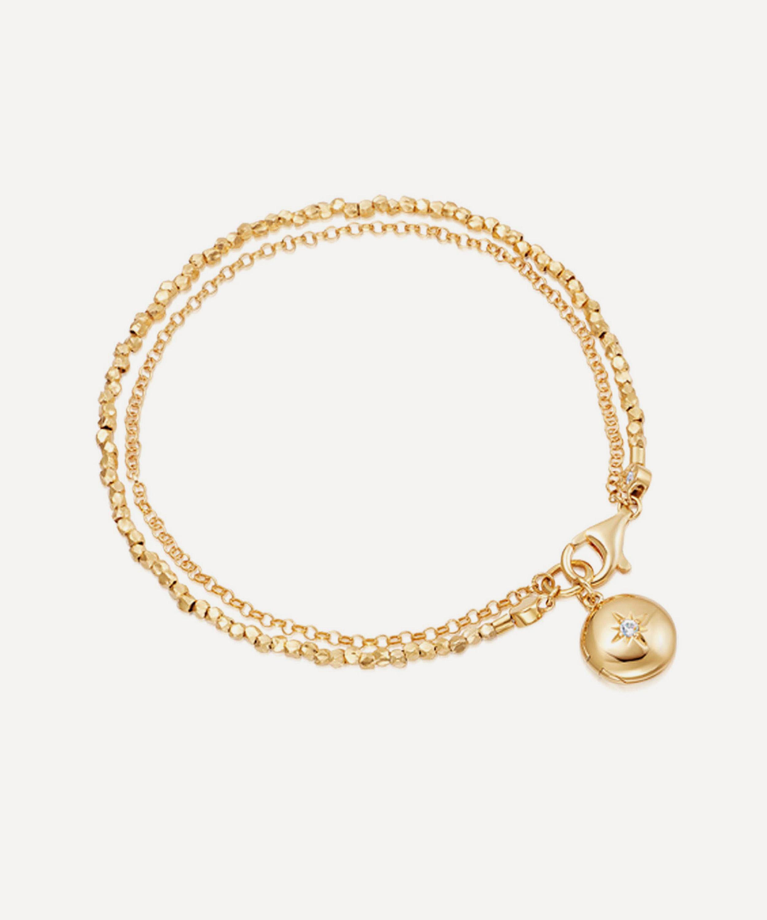 Astley Clarke - Biography White Sapphire Locket Bracelet image number 0