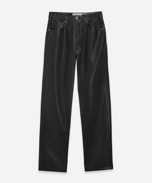 AGOLDE - 90’s Pinch Waist Leather Trousers image number 0