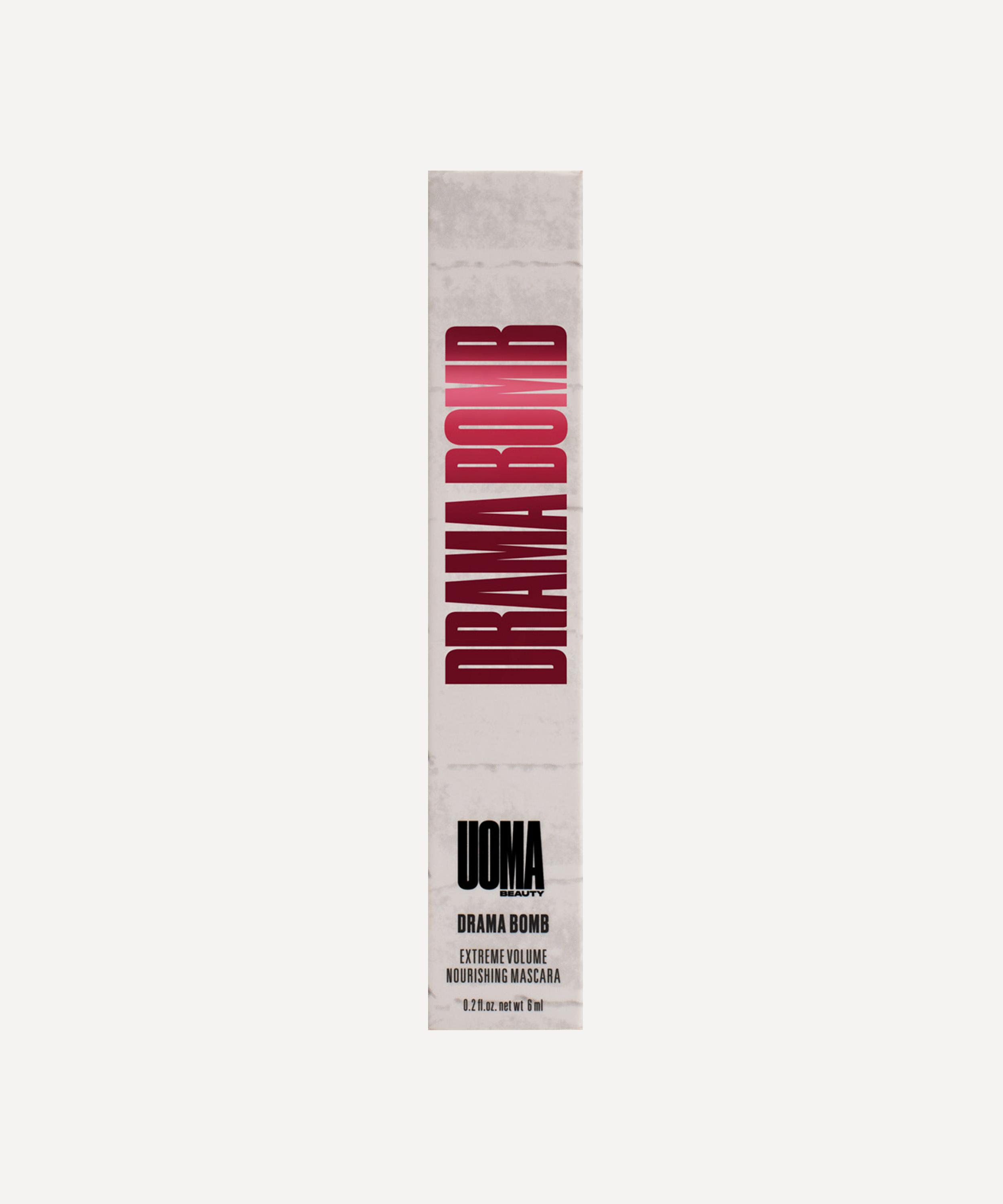 UOMA Beauty - Drama Bomb Extreme Volume Mascara Mini in Black image number 4