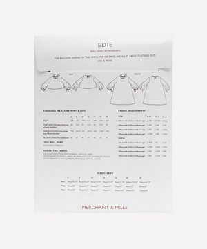 Merchant & Mills - The Edie Sewing Pattern image number 2