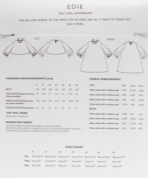 Merchant & Mills - The Edie Sewing Pattern image number 3
