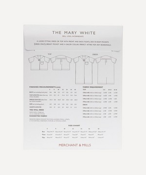 Merchant & Mills - The Mary White Sewing Pattern image number 2