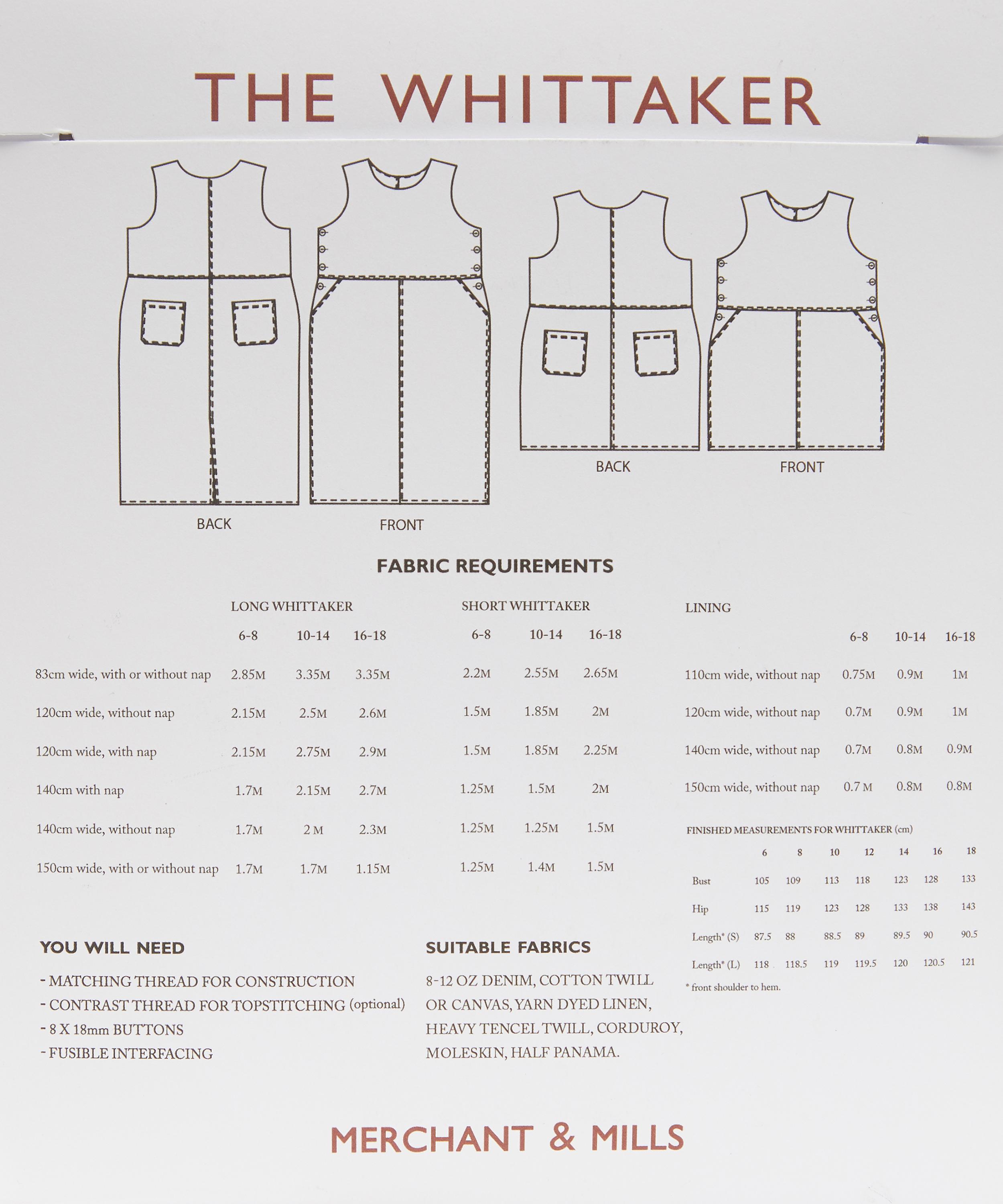 Merchant & Mills - The Whittaker Sewing Pattern image number 3