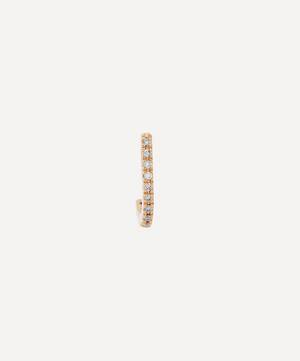 10ct Gold Small Inner Hook Diamond Earring
